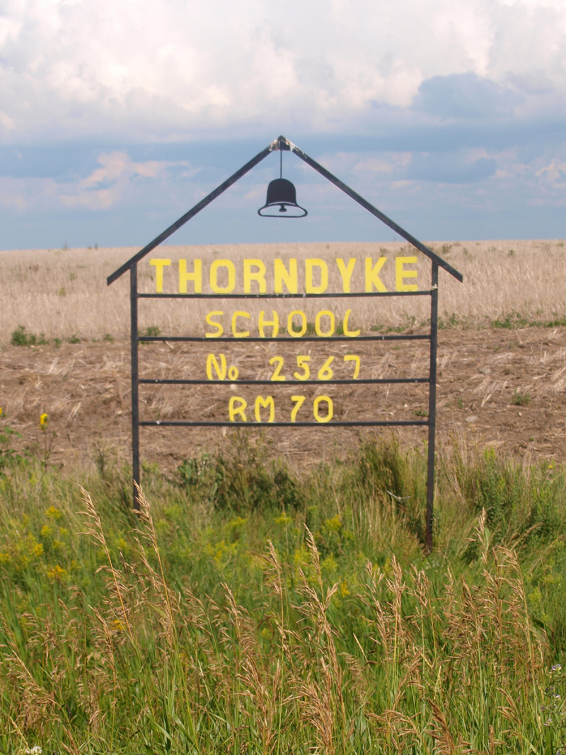 Thorndyke School District 2567 southwest 1 Township 8 range  24 west of the 2nd meridian, 1910-1965, near Kayville NE 22 12 23 W2, Thorndyke hamlet SE 14 9 24 W2 - Saskatchewan Gen Web